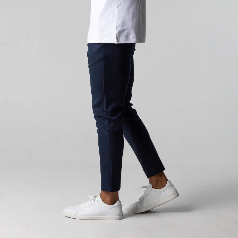 Chino Broek - Heren Slim Fit - Elastische Taille - Stijlvol en Comfortabel