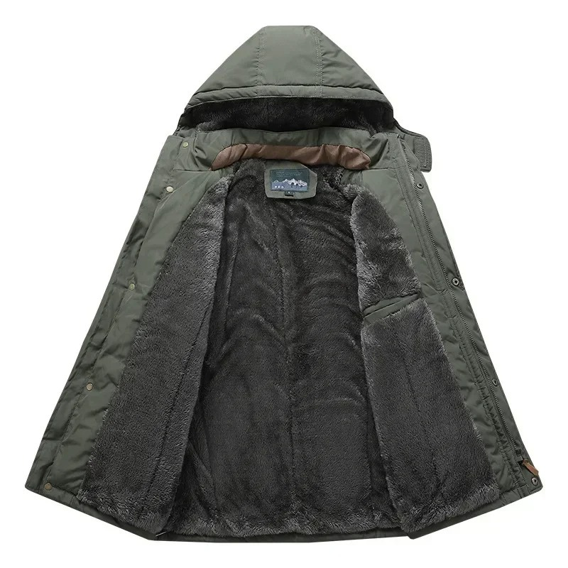 Parka Winterjas Heren - Warme Voering en Beschermende Capuchon voor Outdoor & Casual