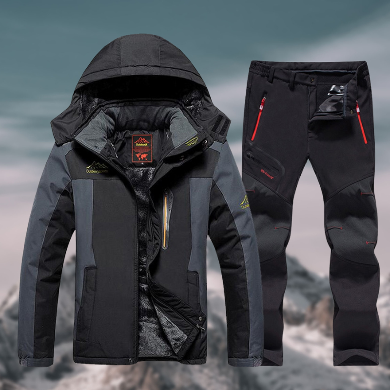 Heren winterset - Waterdicht, fleece gevoerd en ideaal voor outdooravonturen