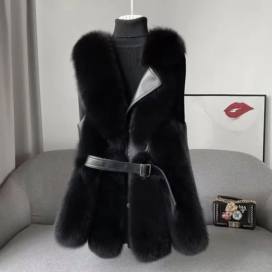 Angelique Faux Fur Gilet - Hoge Kwaliteit - Seizoensbestendig - Stijlvol & Tijdloos