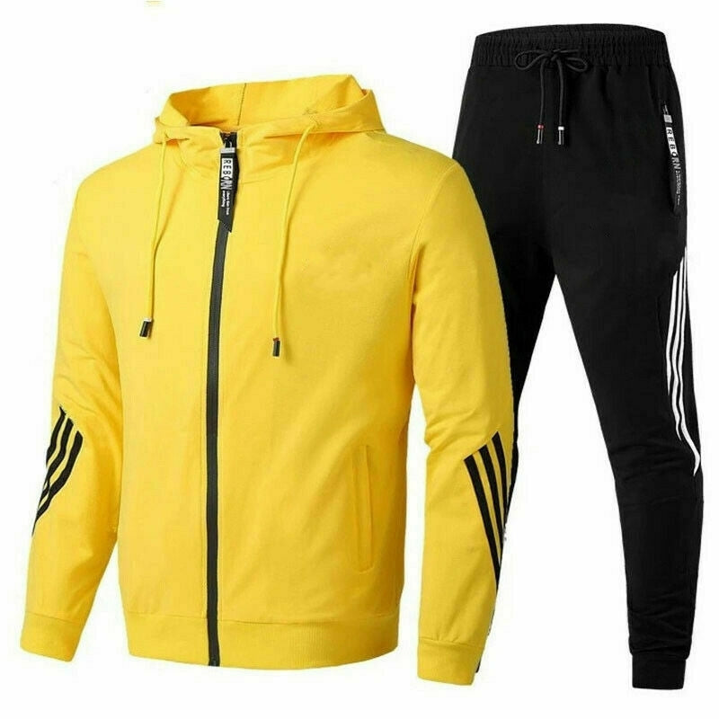 Trainingspak - Heren - Comfortabel, Ademend en Stijlvol - Voor Sport en Casual Gebruik