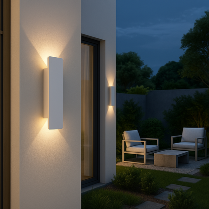 LED wandlamp buiten minimalistisch – Weerbestendig IP65 en energiezuinig