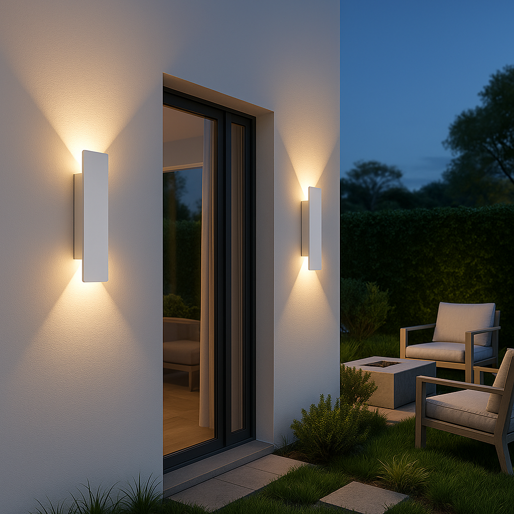 LED wandlamp buiten minimalistisch – Weerbestendig IP65 en energiezuinig