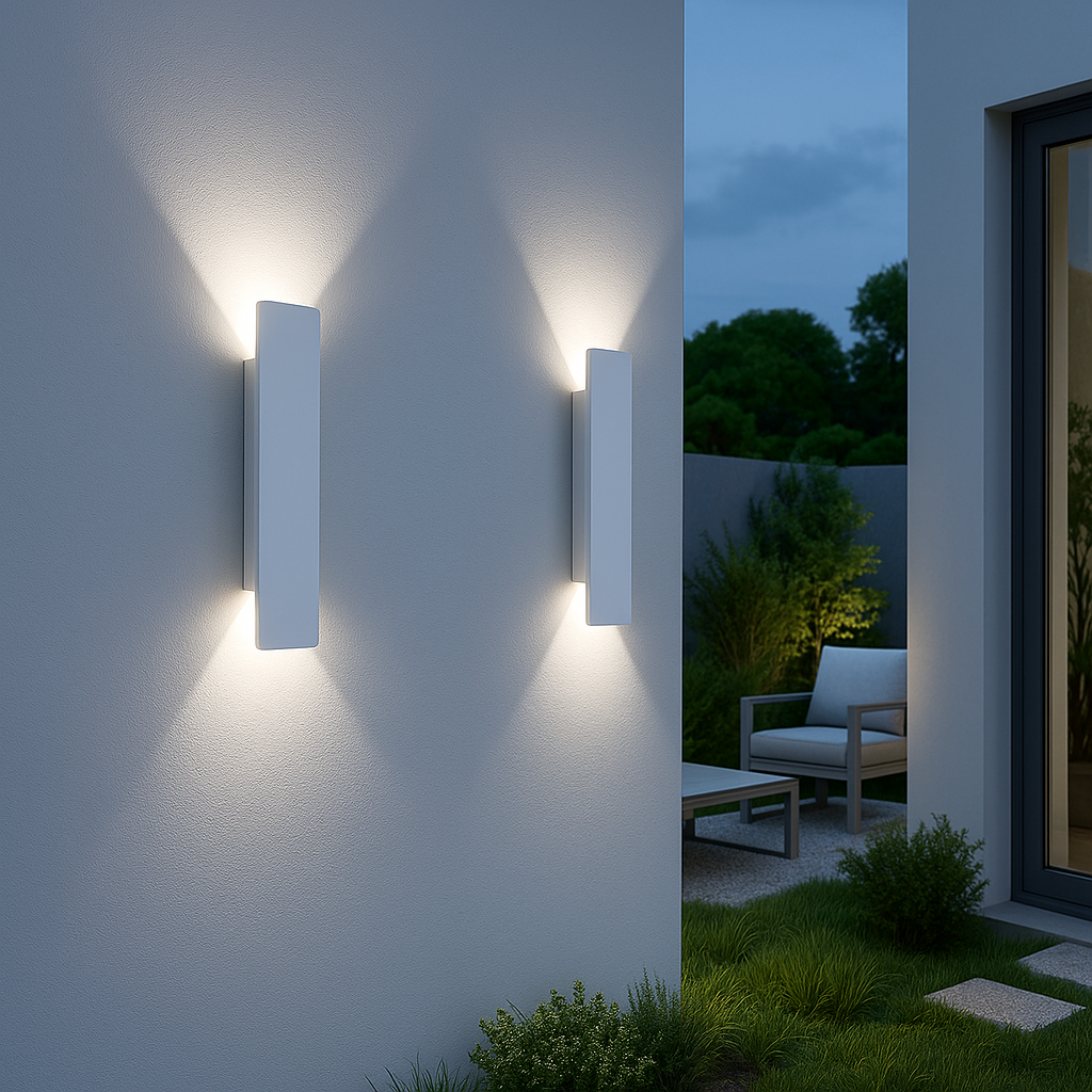 LED wandlamp buiten minimalistisch – Weerbestendig IP65 en energiezuinig