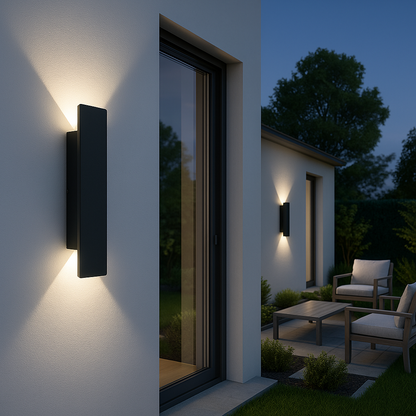 LED wandlamp buiten minimalistisch – Weerbestendig IP65 en energiezuinig