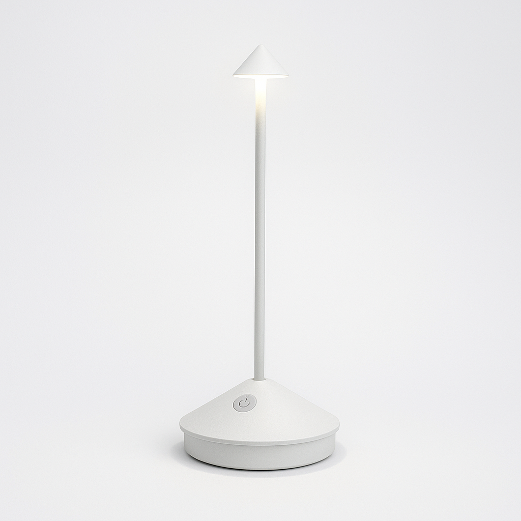 Minimalistische draadloze LED tafellamp dimbaar voor binnen en buiten