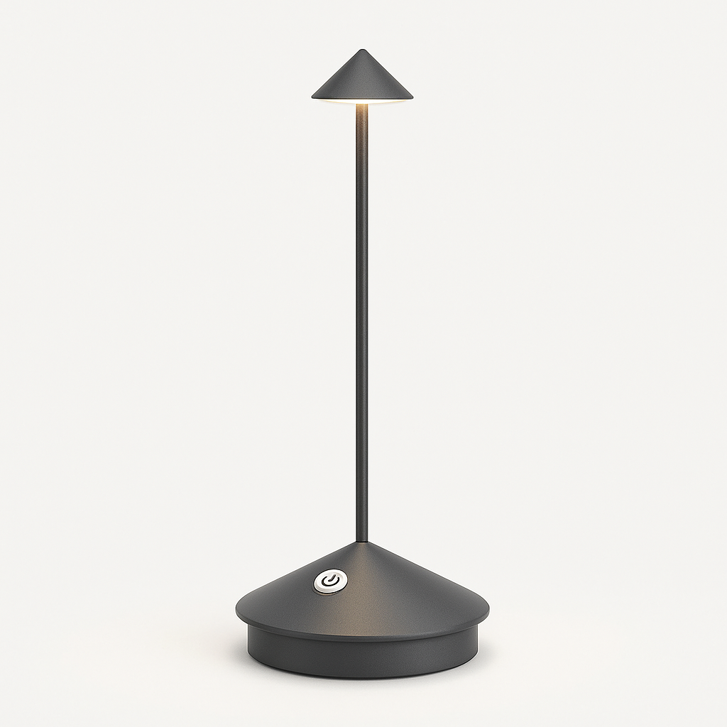 Minimalistische draadloze LED tafellamp dimbaar voor binnen en buiten
