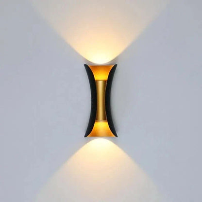 Buiten wandlamp LED gebogen ontwerp IP65 weerbestendig waterdicht