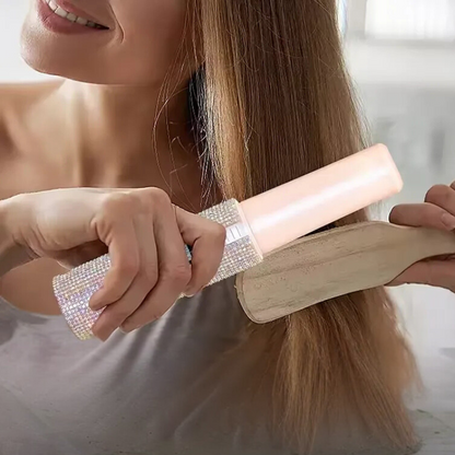 VelvetCurl 2-in-1 Draadloze Haar Tool - Compacte Stijltang en Krultang met USB-opladen