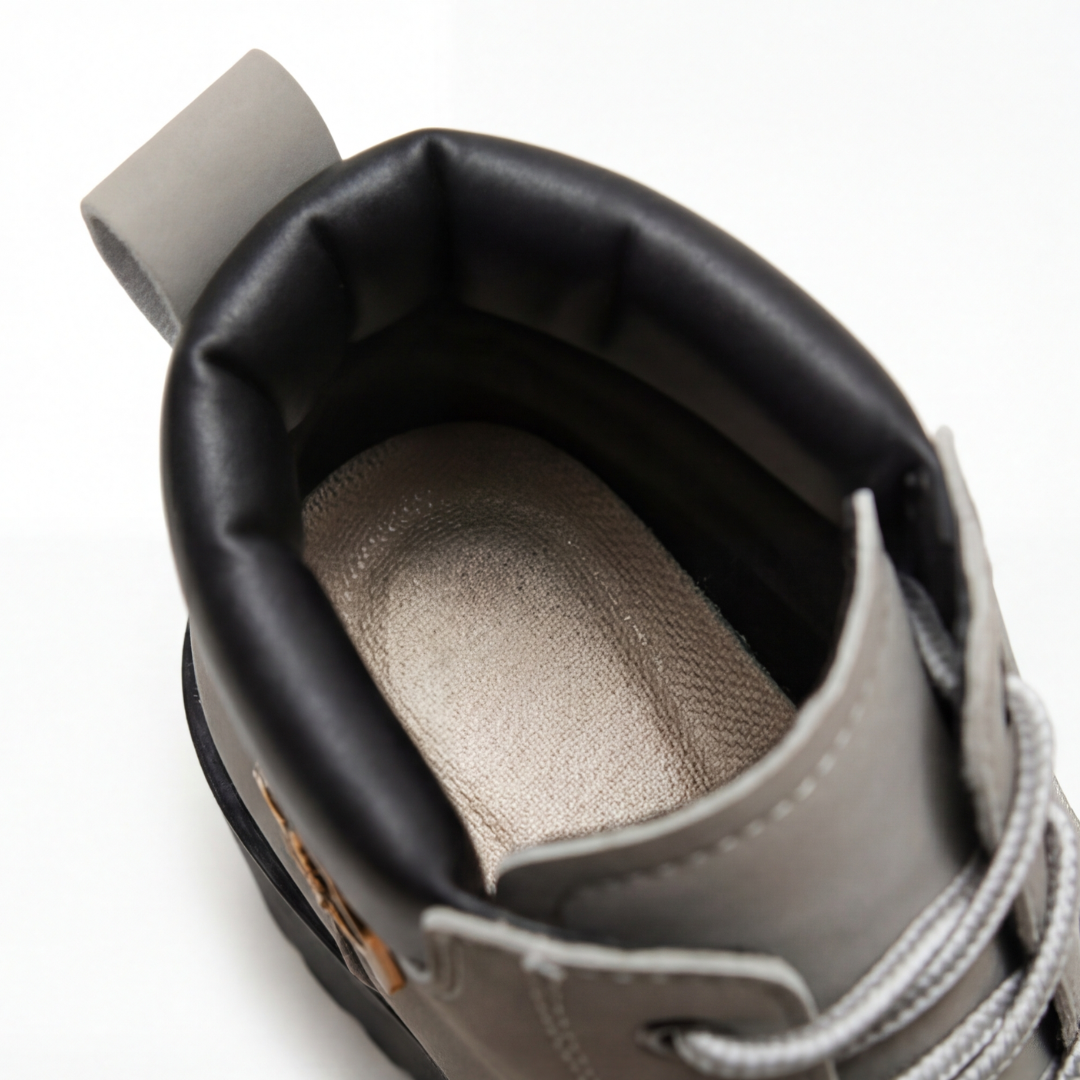 Veterboots dames met plateau - detailfoto