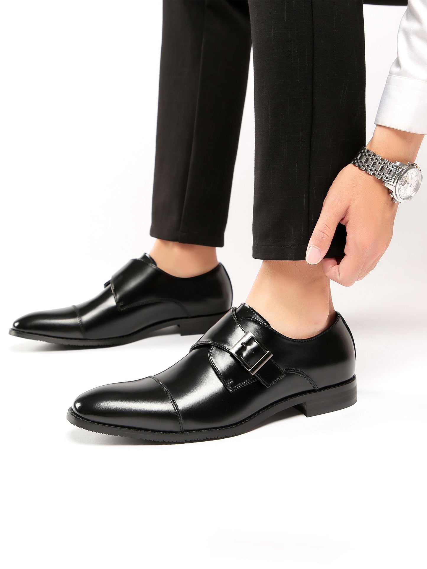 Monk Strap Schoenen - Heren - Zakelijk Elegant