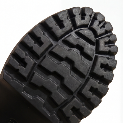 Veterboots dames met plateau - detailfoto
