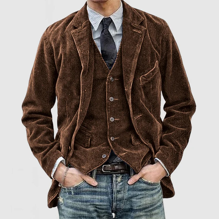 Adan™ Corduroy Blazer - Heren - Tijdloze Stijl & Comfort