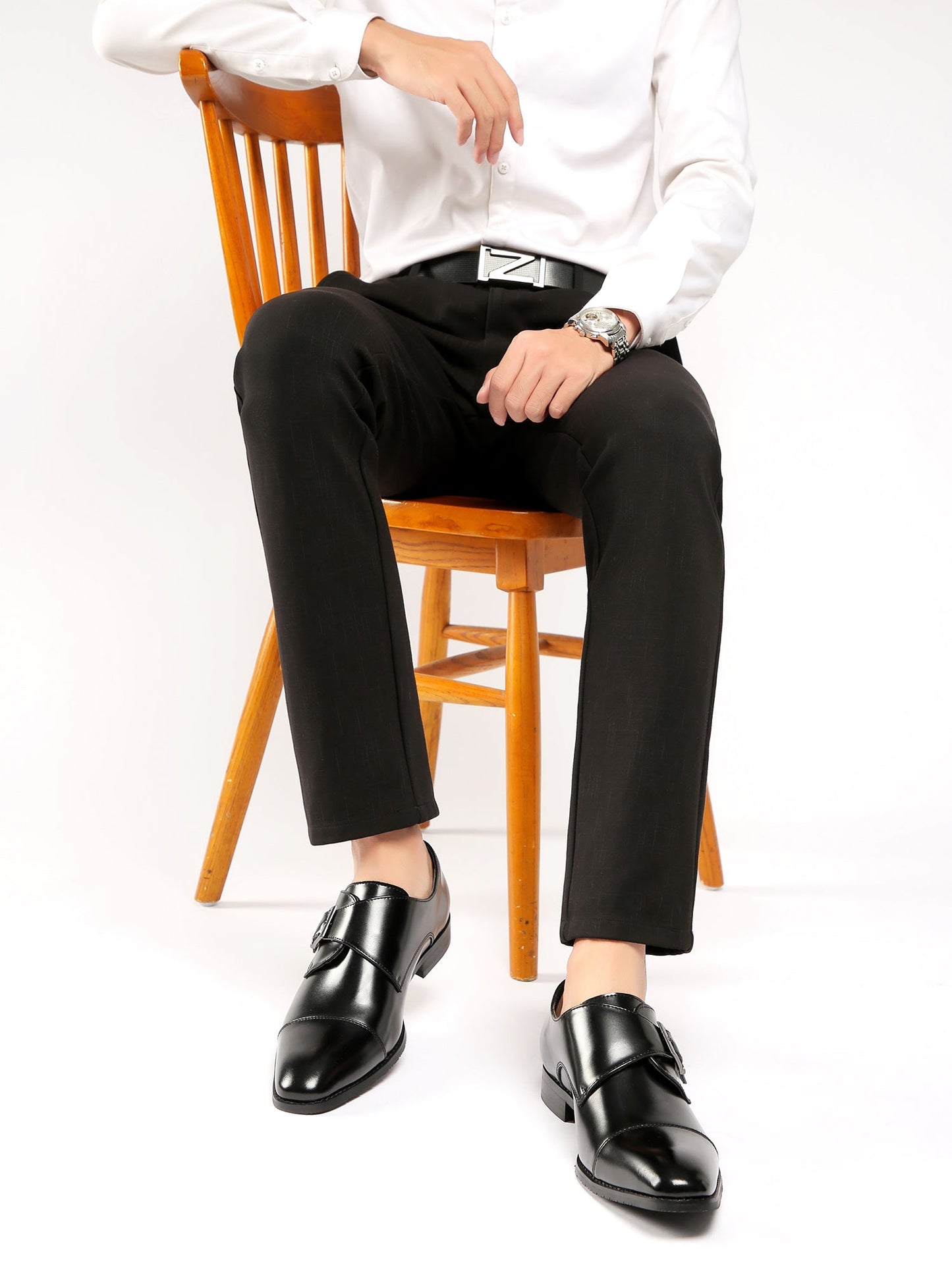 Monk Strap Schoenen - Heren - Zakelijk Elegant