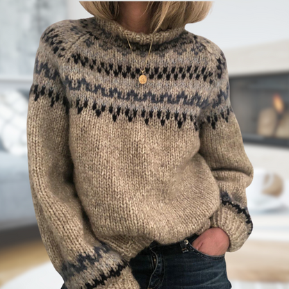 Frances Dames Pullover - Scandinavisch Design en Warme Comfort