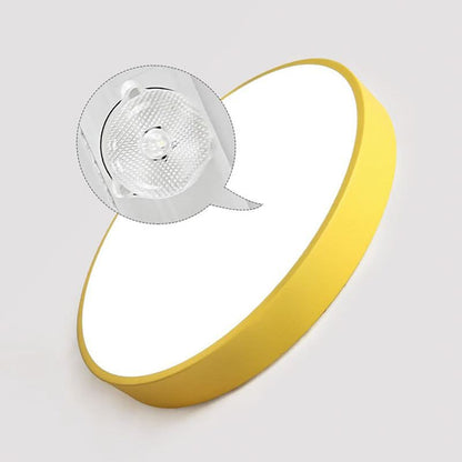 Plafondlamp in Roze en Grijs met Warmwit Licht