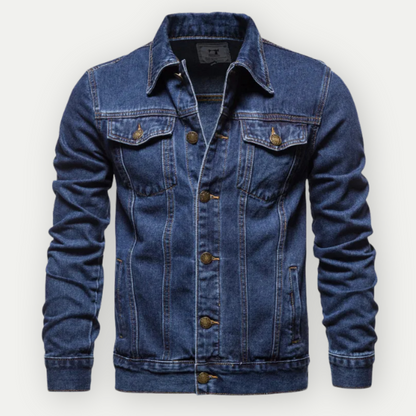Heren Denim Trucker Jack - Stevig, Stijlvol en Tijdloos Design