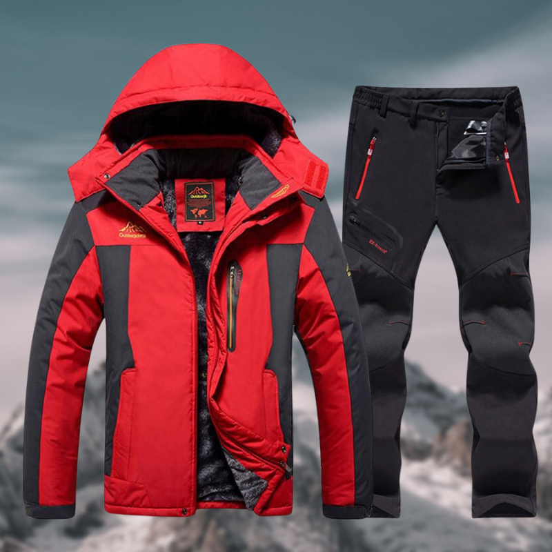 Heren winterset - Waterdicht, fleece gevoerd en ideaal voor outdooravonturen