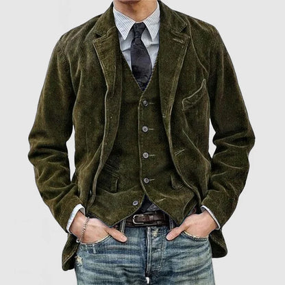 Adan™ Corduroy Blazer - Heren - Tijdloze Stijl & Comfort