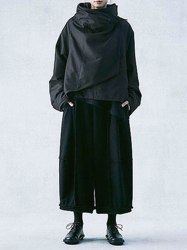 Gedrapeerd jack dames met asymmetrische voorkant