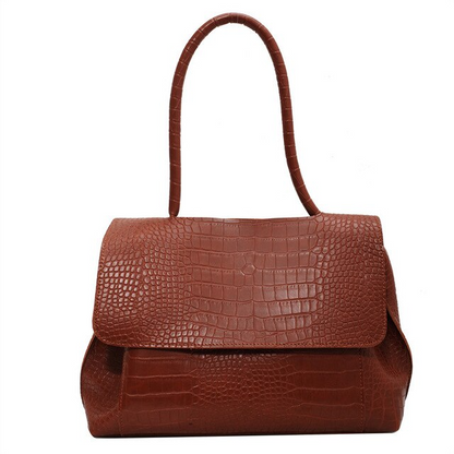 Sophie - Handgemaakte Vegan Leren Tas - Bruin, Zwart, Auburn, Khaki