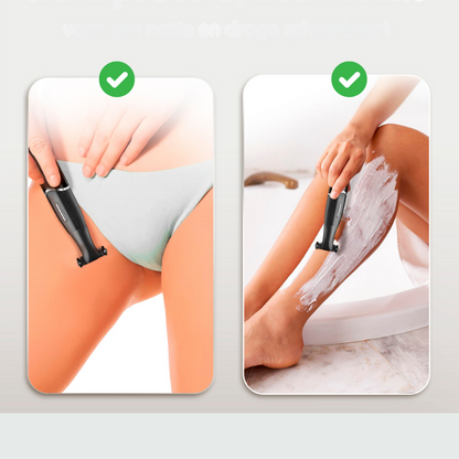 4-in-1 Verzorgingsset voor Bikinilijn - Waterdicht, Draadloos, Oplaadbaar Scheerapparaat en Trimmer