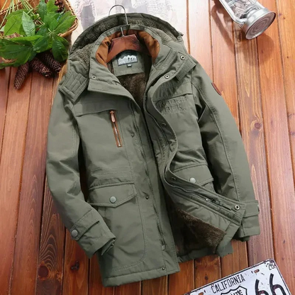 Parka Winterjas Heren - Warme Voering en Beschermende Capuchon voor Outdoor & Casual