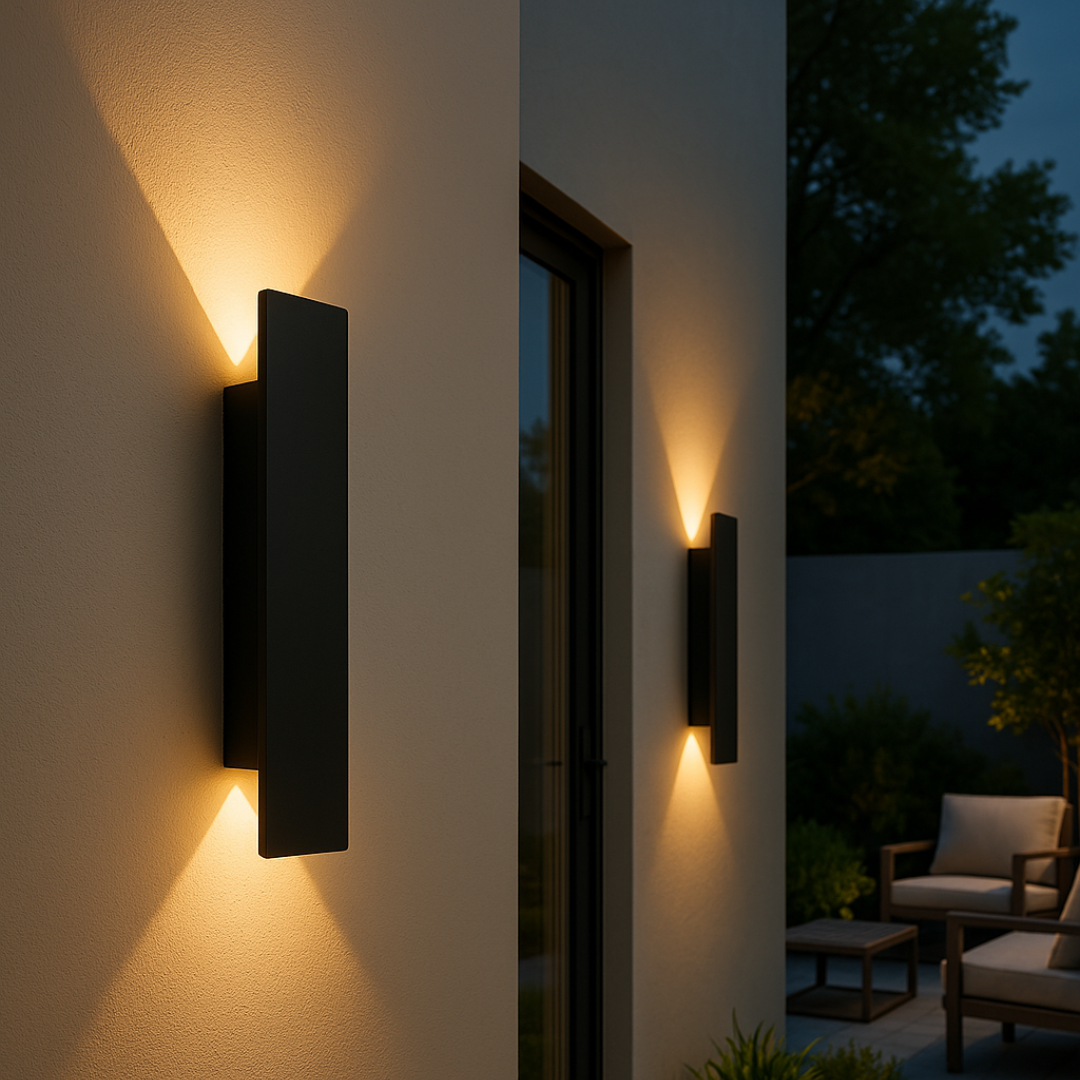 LED wandlamp buiten minimalistisch – Weerbestendig IP65 en energiezuinig