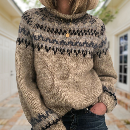 Frances Dames Pullover - Scandinavisch Design en Warme Comfort