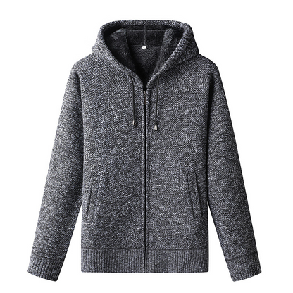 Herenstrickjacke - Zacht Fleece & Stijlvol Design - Perfect voor de Winter