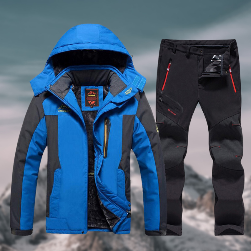 Heren winterset - Waterdicht, fleece gevoerd en ideaal voor outdooravonturen