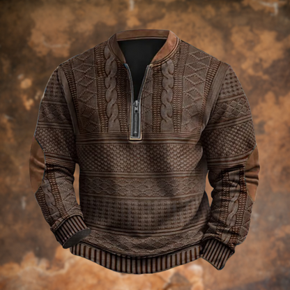 Half-Zip Gebreide Trui – Zachte, Comfortabele Trui met Tijdloos Design & Moderne Details