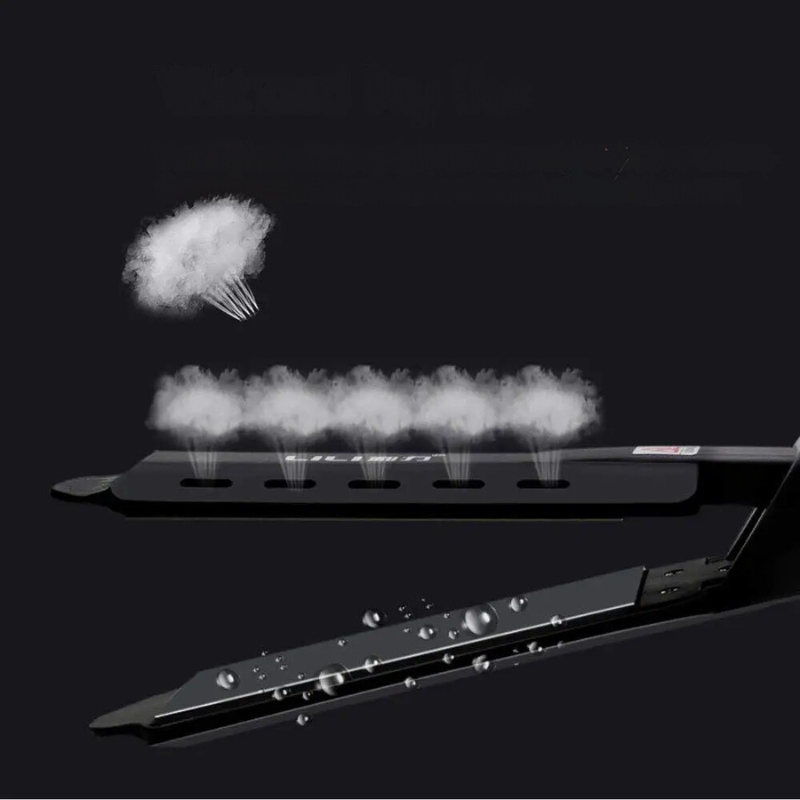 Dubbele Haartool Verstelbare Warmte voor Krullen en Steil Haar