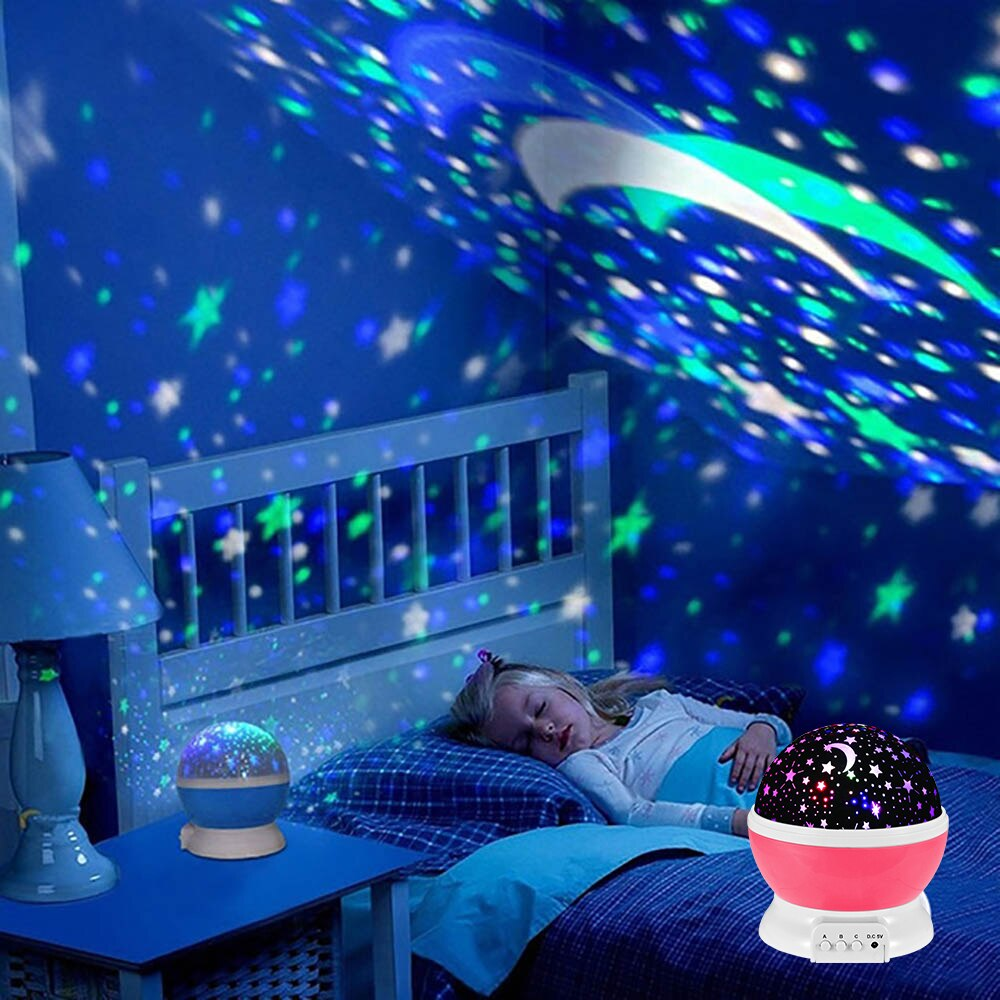 Sterrenhemel Nachtlamp Projector – Rustgevende LED Lamp voor Kinderen en Volwassenen