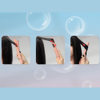 Compacte Toermalijn Keramische Krultang – Snel Glanzende Krullen voor Onderweg