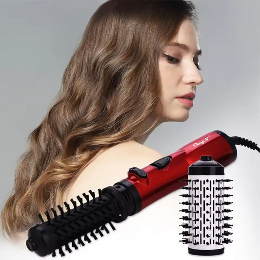 VolumeMax 2-in-1 Haardroger en Kruller - Luxe Stylingtool met Verwisselbare Koppen