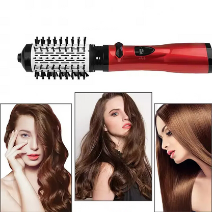 VolumeMax 2-in-1 Haardroger en Kruller - Luxe Stylingtool met Verwisselbare Koppen