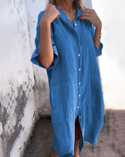 Boho blousejurk dames - luchtige veelzijdige jurk voor dag en avond
