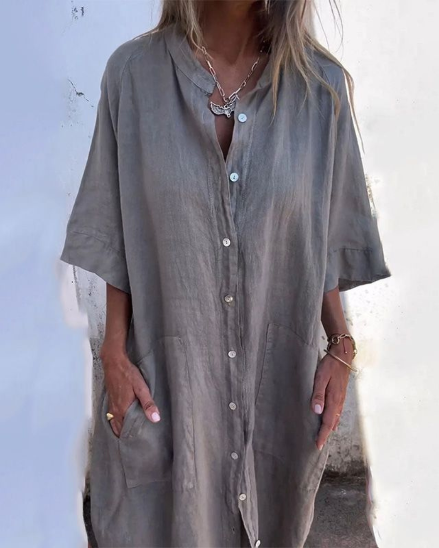 Boho blousejurk dames - luchtige veelzijdige jurk voor dag en avond
