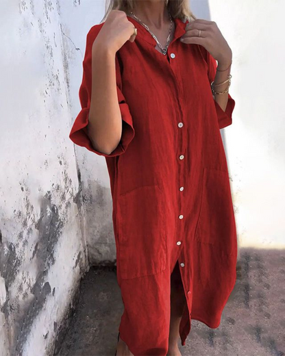 Boho blousejurk dames - luchtige veelzijdige jurk voor dag en avond