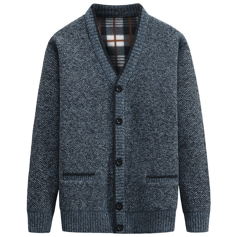 Heren V-Hals Cardigan - Comfortabel en Stijlvol - Perfect voor de Winter