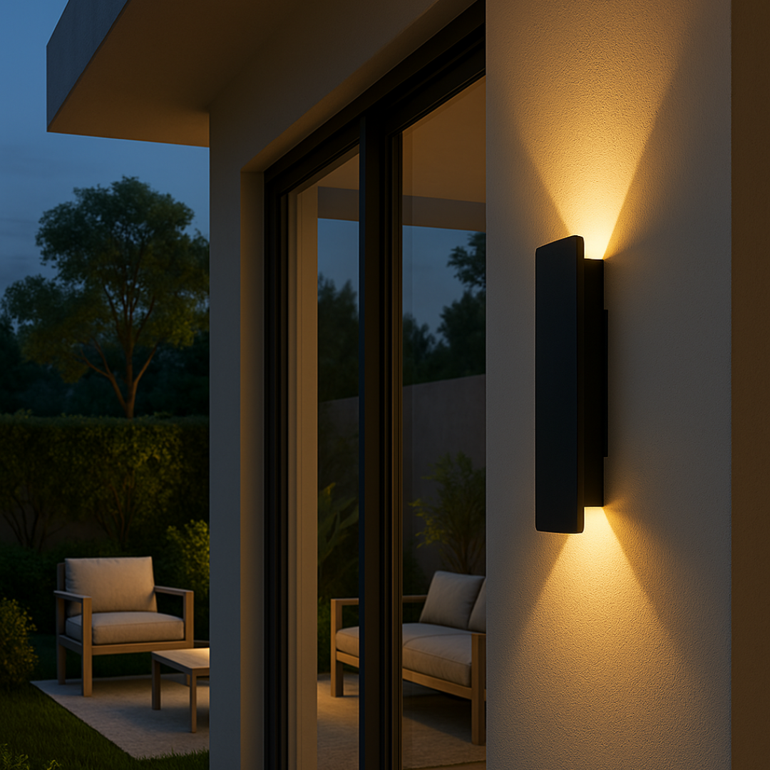 LED wandlamp buiten minimalistisch – Weerbestendig IP65 en energiezuinig