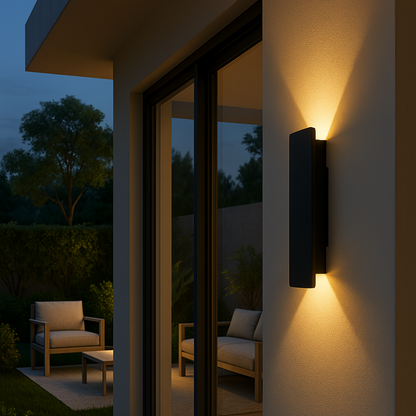 LED wandlamp buiten minimalistisch – Weerbestendig IP65 en energiezuinig