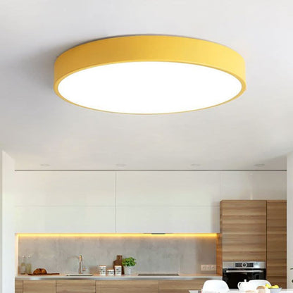Plafondlamp in Roze en Grijs met Warmwit Licht