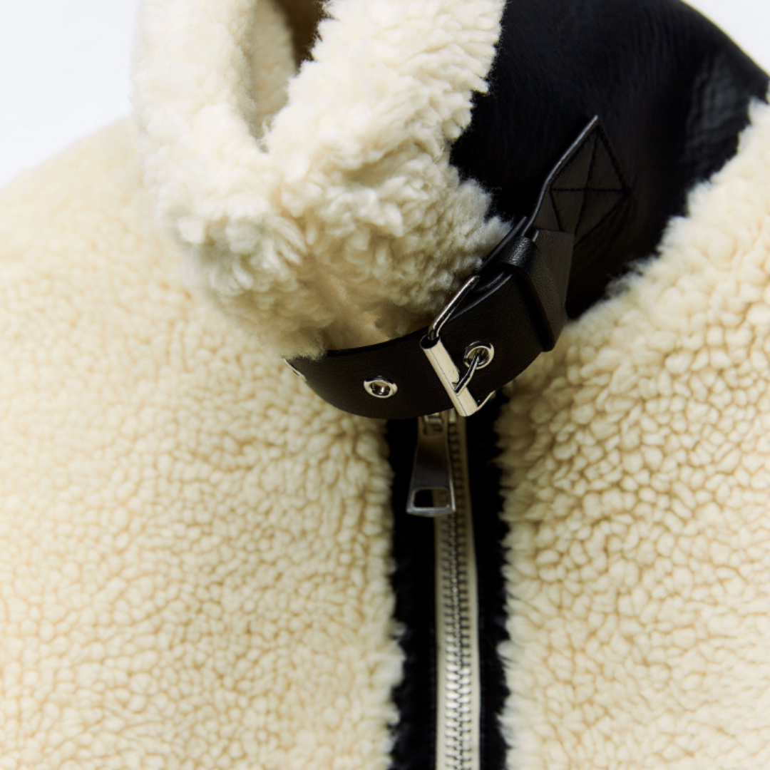 Dames Aspen Shearling Jas - Luxe en Warmte voor Winterdagen