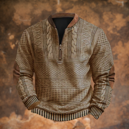 Half-Zip Gebreide Trui – Zachte, Comfortabele Trui met Tijdloos Design & Moderne Details