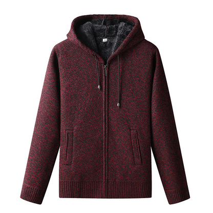 Herenstrickjacke - Zacht Fleece & Stijlvol Design - Perfect voor de Winter