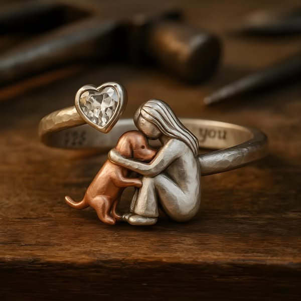 Halsketting met Hondenpoot en Hart – Elegant Sieraad voor Hondenliefhebbers