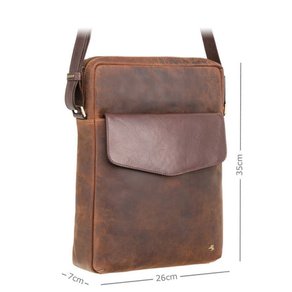 Laptop Messenger Tas - Unisex - Stijlvolle 13" Tas van Hoogwaardig Materiaal met Verstelbare Schouderband