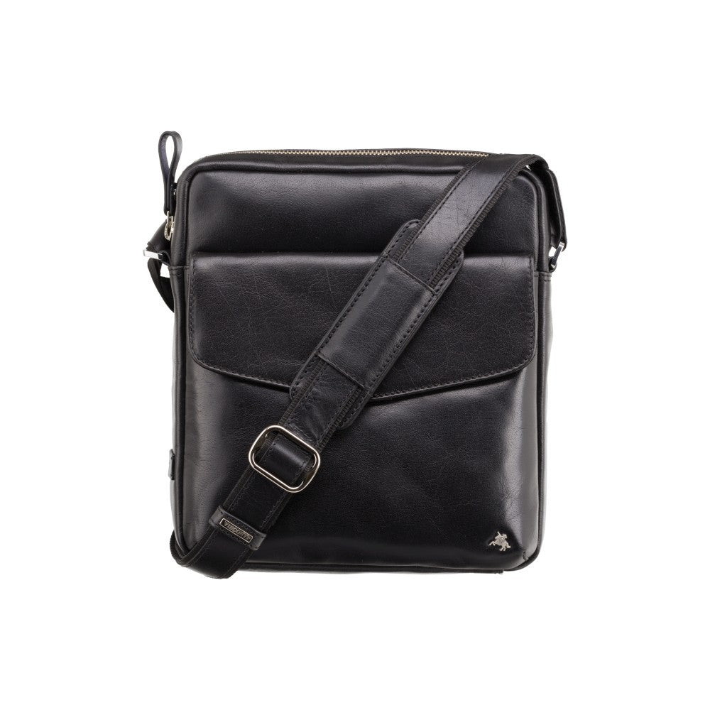 Messenger Bag - Unisex - Vesper A5 Schoudertas van Duurzaam Leer met Stijlvol Ontwerp en Ruime Opbergruimte